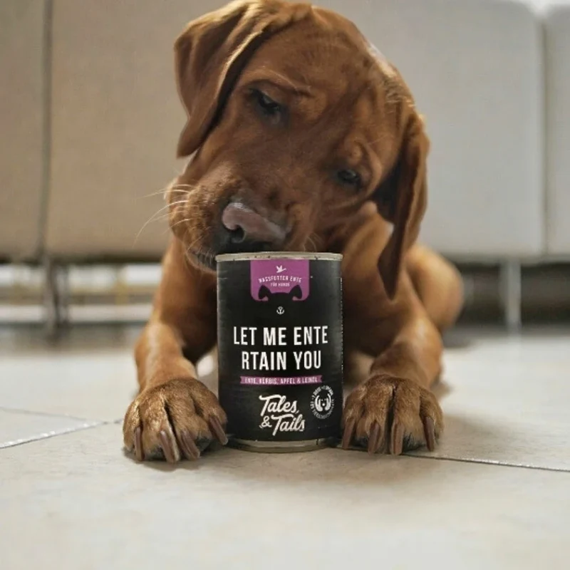 Let me ENTErtain you - Nassfutter für Hunde mit 75% Ente