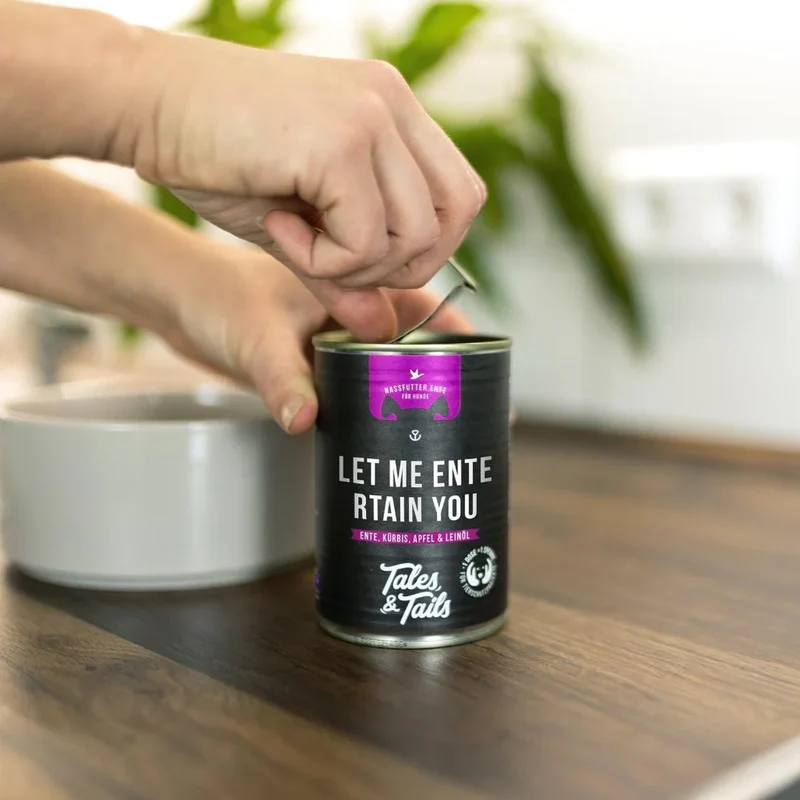 Let me ENTErtain you - Nassfutter für Hunde mit 75% Ente