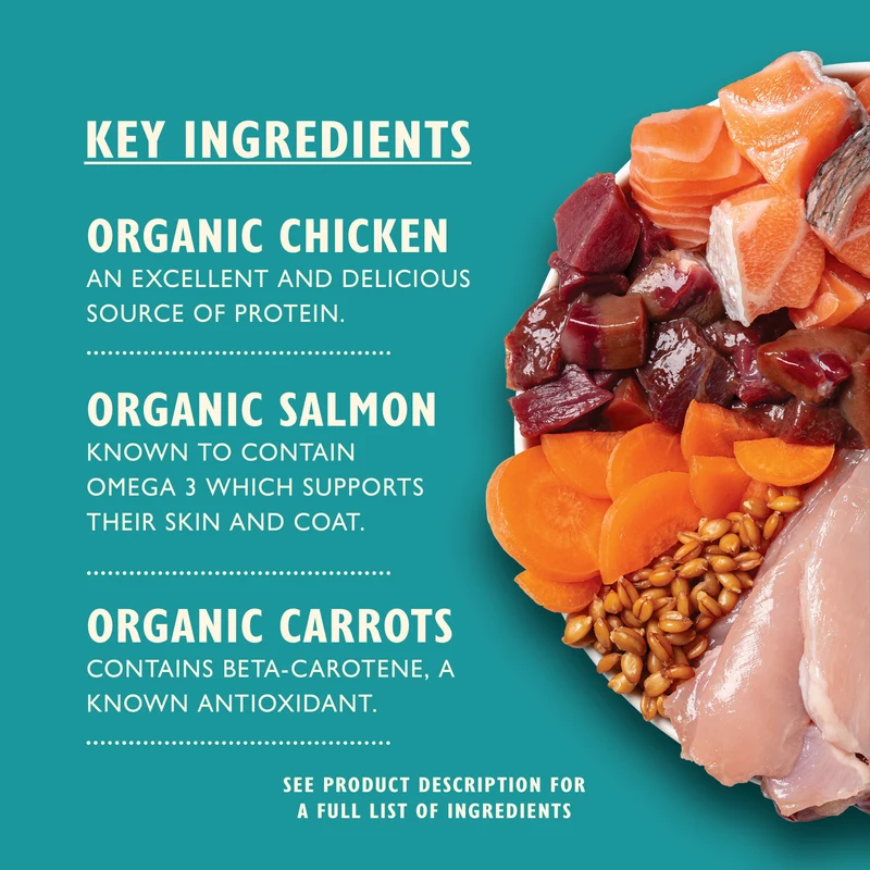 Lily's Kitchen Organic Chicken With Salmon Supper Wet Dog Food 150G