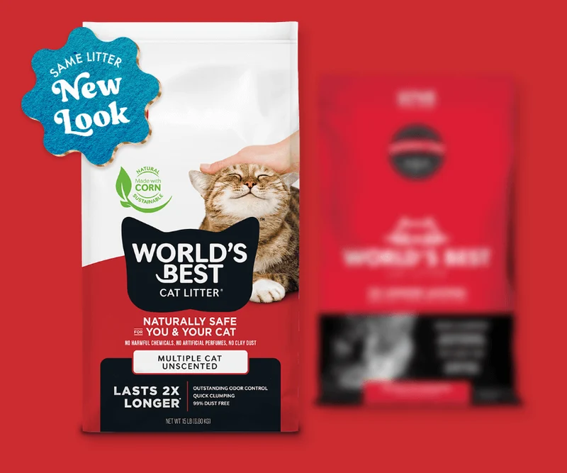 World's Best Cat Litter Multiple Cat Advanced Low TrackIng Unscented-Clumping Formula 12.7kg