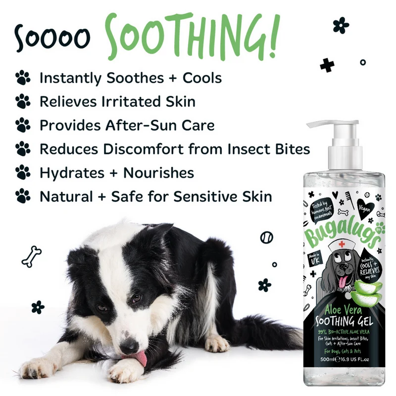 Bugalugs Aloe Vera Soothing Gel for Pets 250ML
