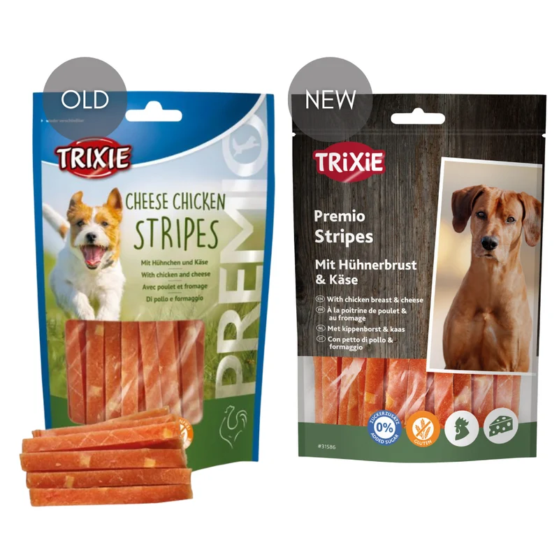 Trixie Premio Cheese Chicken Stripes Dog Chew Treats 100G