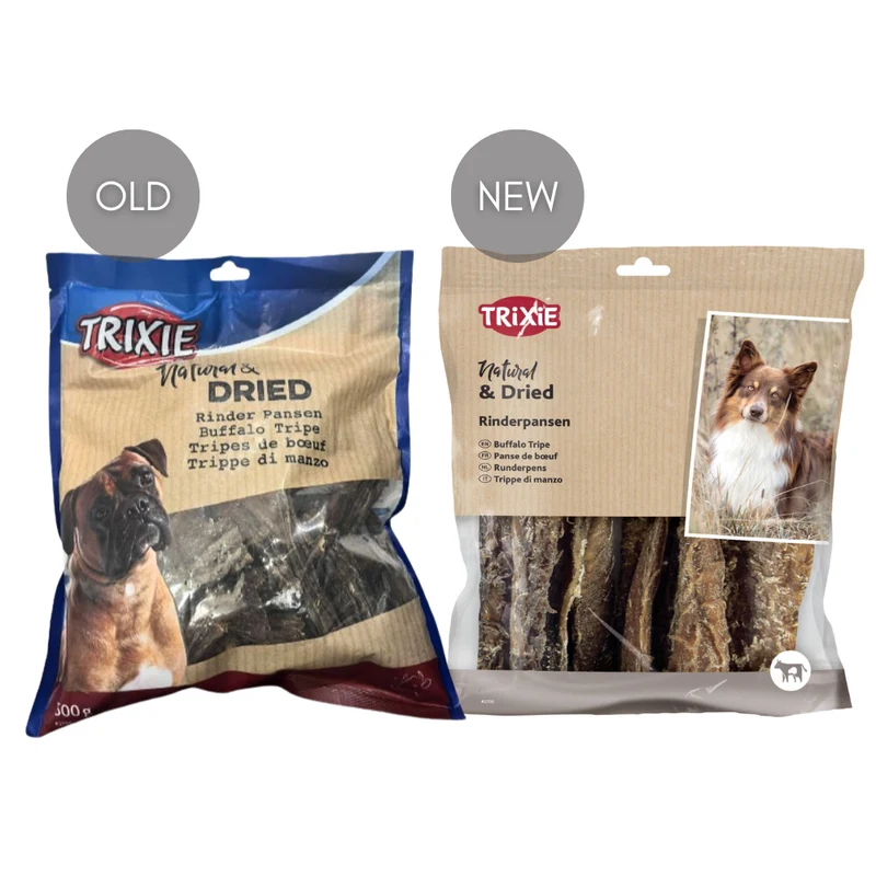 Trixie Dried Buffalo Tripe Dog Chew Treats 500G