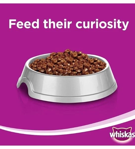 Whiskas Beef in Gravy Wet Cat Food 80G