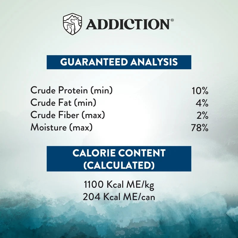 Addiction Wild Islands Pacific Catch Ocean Fish & Salmon Canned Cat Wet Food 185G