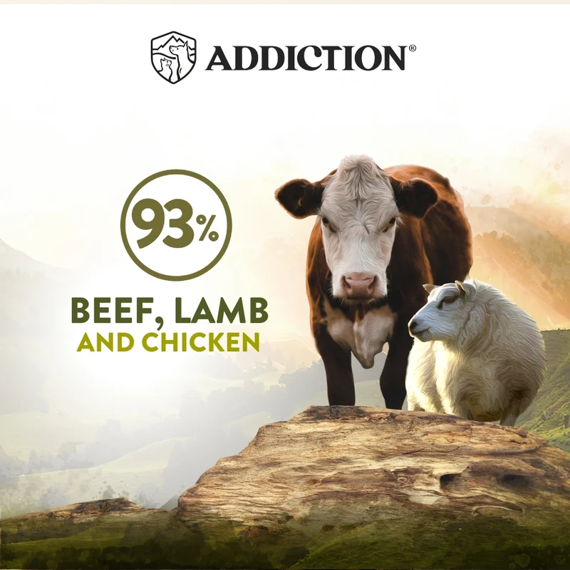 Addiction Wild Islands Highland Meats Lamb & Beef Canned Cat Wet Food 185G