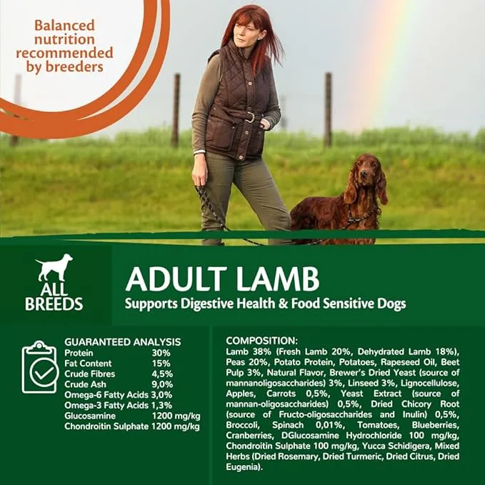 Wellness Core DD All Breed Lamb Dog Dry Food - 1.8KG