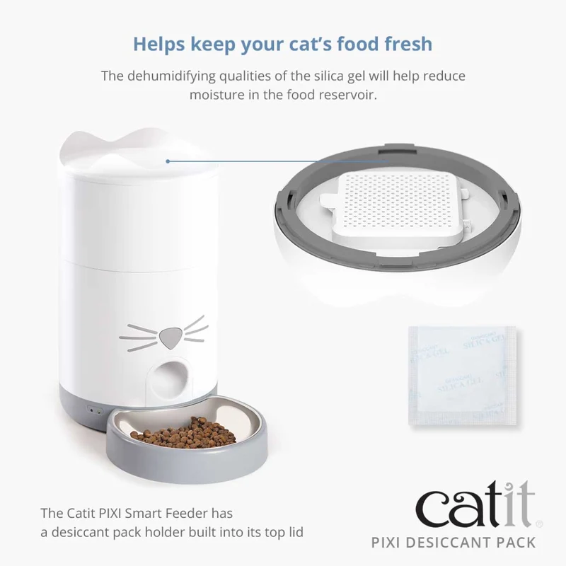 Catit PIXI Desiccant 3-Pack Dehumidifying pack for Catit PIXI Smart Feeder 3x30g