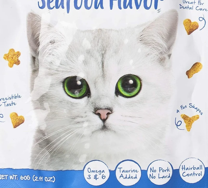 Kit Cat Kitty Crunch Seafood Flavour Cat Treats 60G