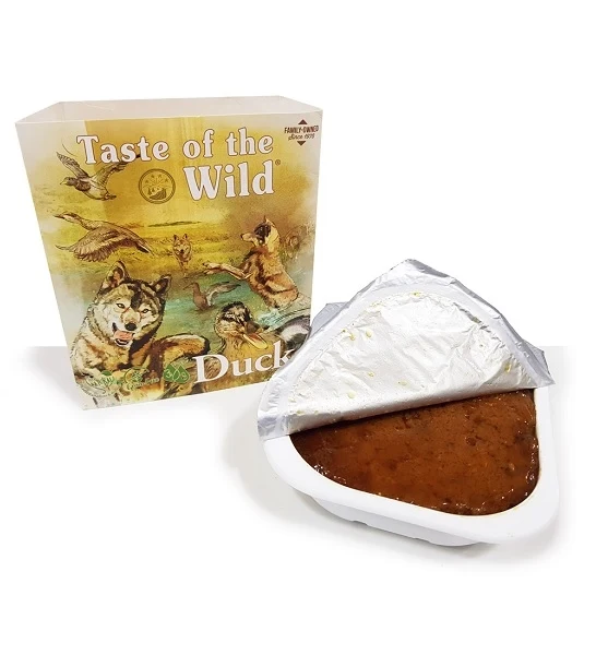Taste of the Wild Duck with Fruit & Vegetables Tray Wet Dog Food 390G