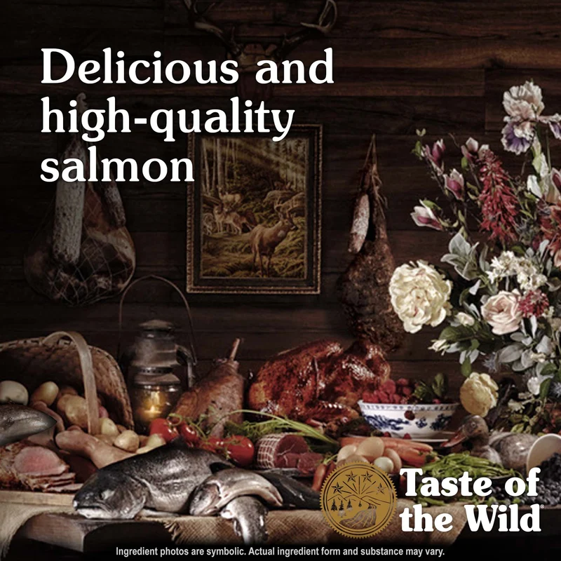 Taste of the Wild Pacific Stream Canine Salmon in Gravy Wet Dog Food 390G