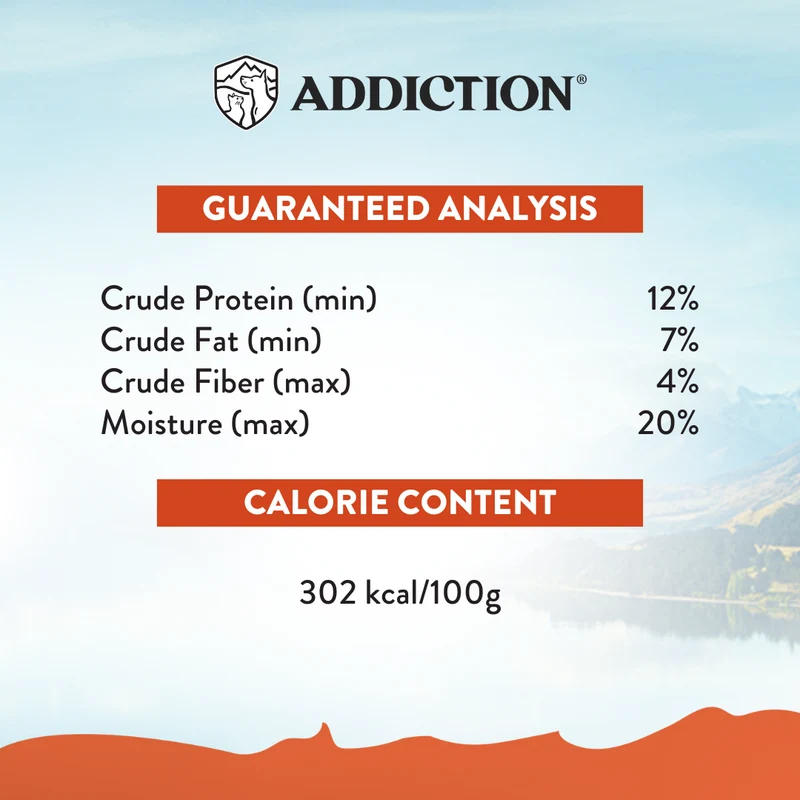 Addiction Venison Meaty Bites Limited Ingredients Grain-Free Dog Treats 4OZ