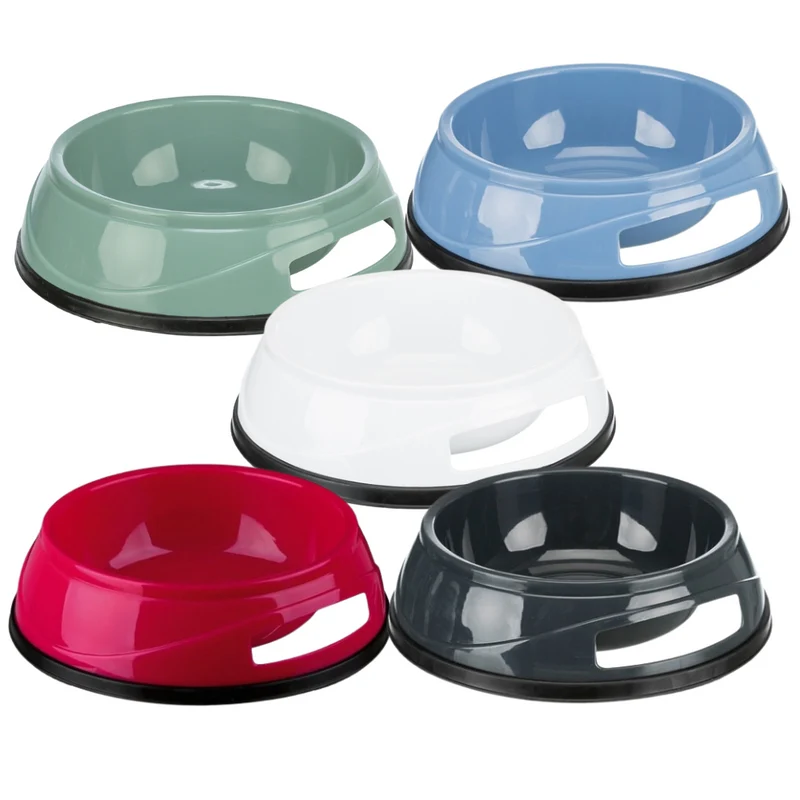 Trixie Basic Plastic Bowl With Non-Slip Base for Dogs