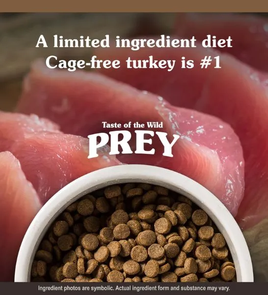 Taste of the Wild PREY Turkey for Dry Cat Food