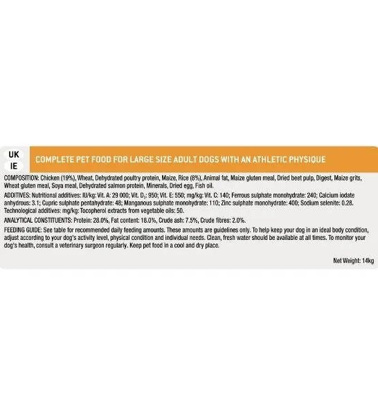 PURINA Pro Plan Large Athletic Everyday Nutrition Chicken Dry Dog Food 14KG