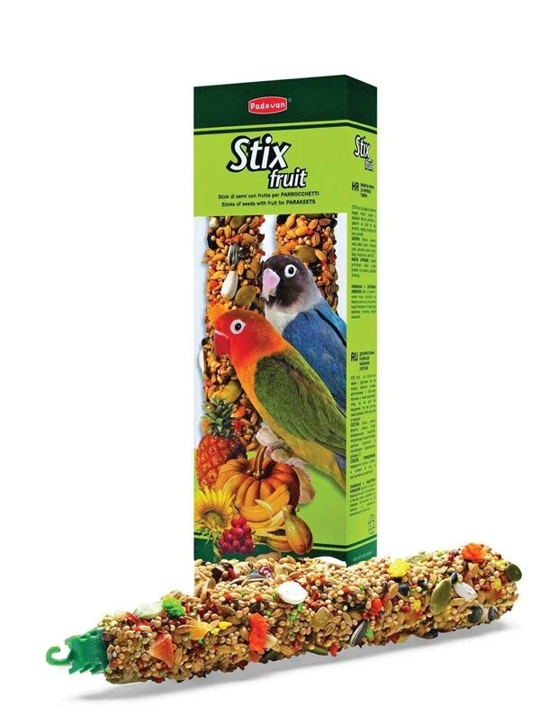 Padovan Stix Fruit Parakeet Treat 100G