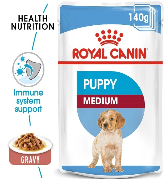 Royal Canin Medium Puppy In Gravy Wet Food