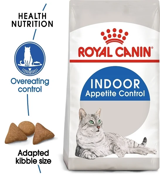 Royal Canin Indoor Appetite Control Adult Dry Cat Food 2KG