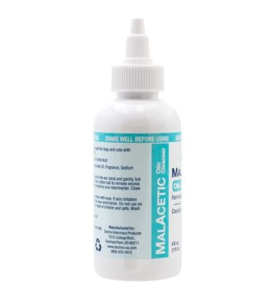 Dechra MalAcetic Otic Cleanser for Dogs & Cats 118ml