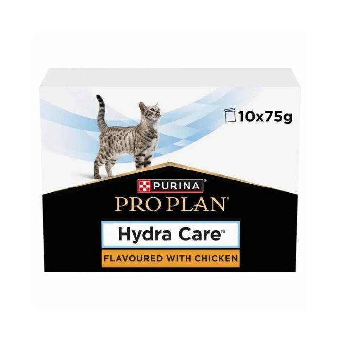 Purina Pro Plan Hydra Care Drink Supplement For Cat's Hydration - Chicken - Pack of 10