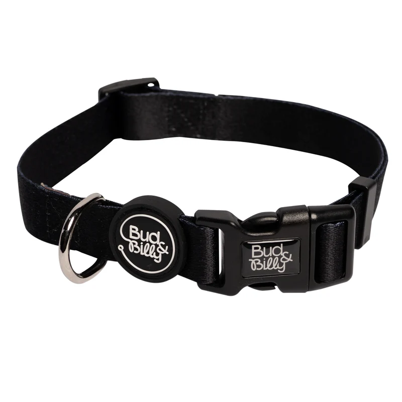 Bud & Billy Urban Black Dog Collar