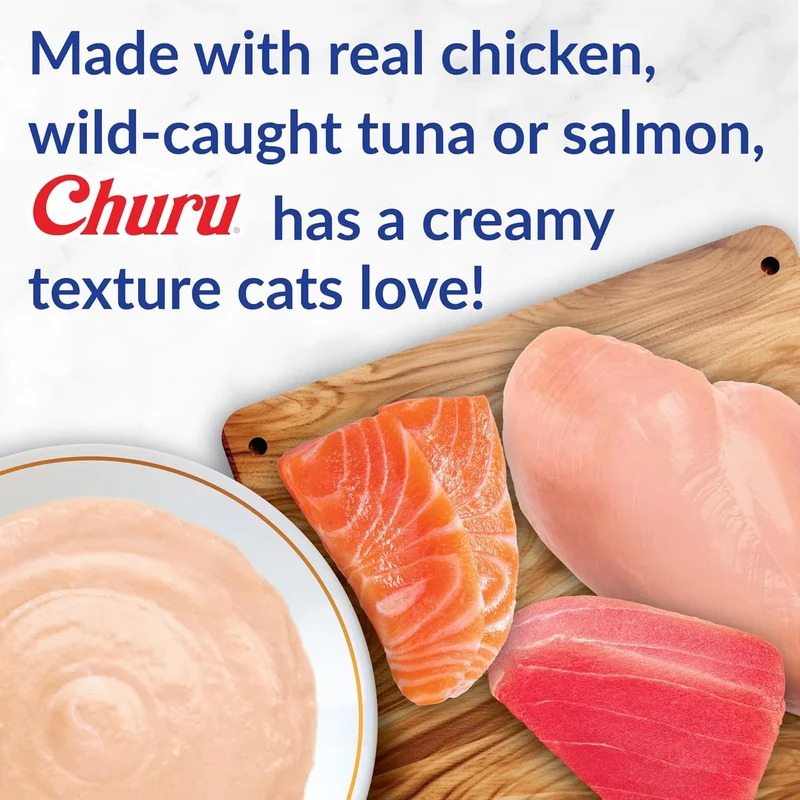Inaba Churu Tuna with Chicken Varieties Cat Treat 50X14G