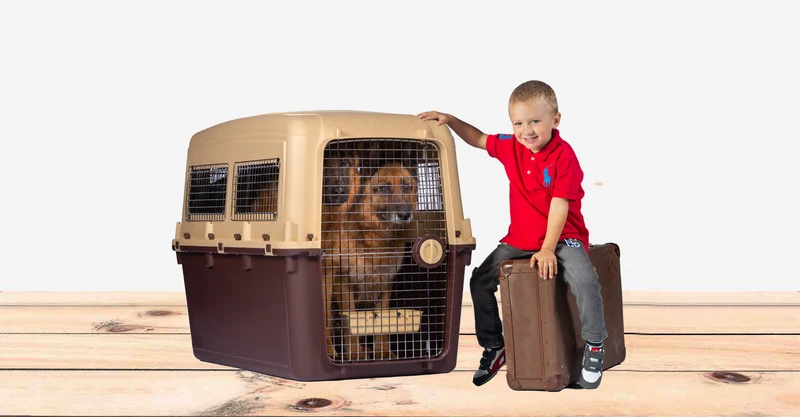 Magnum Airline & IATA Compliant Dog Crate 115x69x85cm