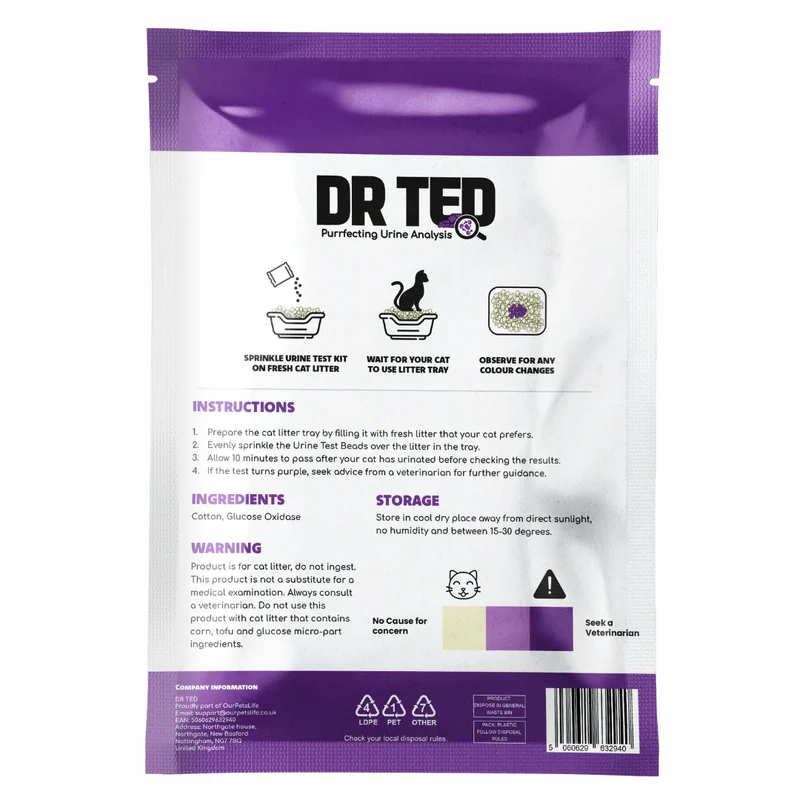 DR TED Cat Urine Test Kit For Glucose Detector 10g