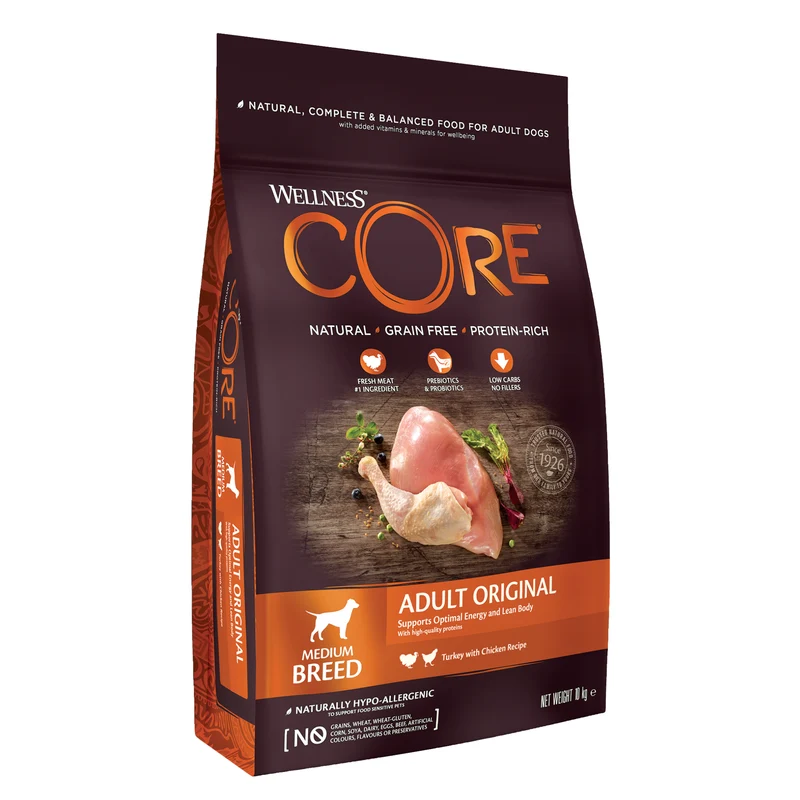 Wellness Core Adult Original Turkey With Chicken Recipe Dry Dog Food
