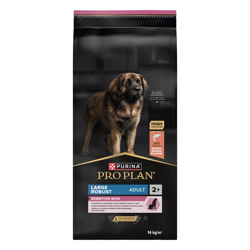 PURINA Pro Plan Adult Large Robust Sensitive Skin Dry Dog Food With Salmon 14KG