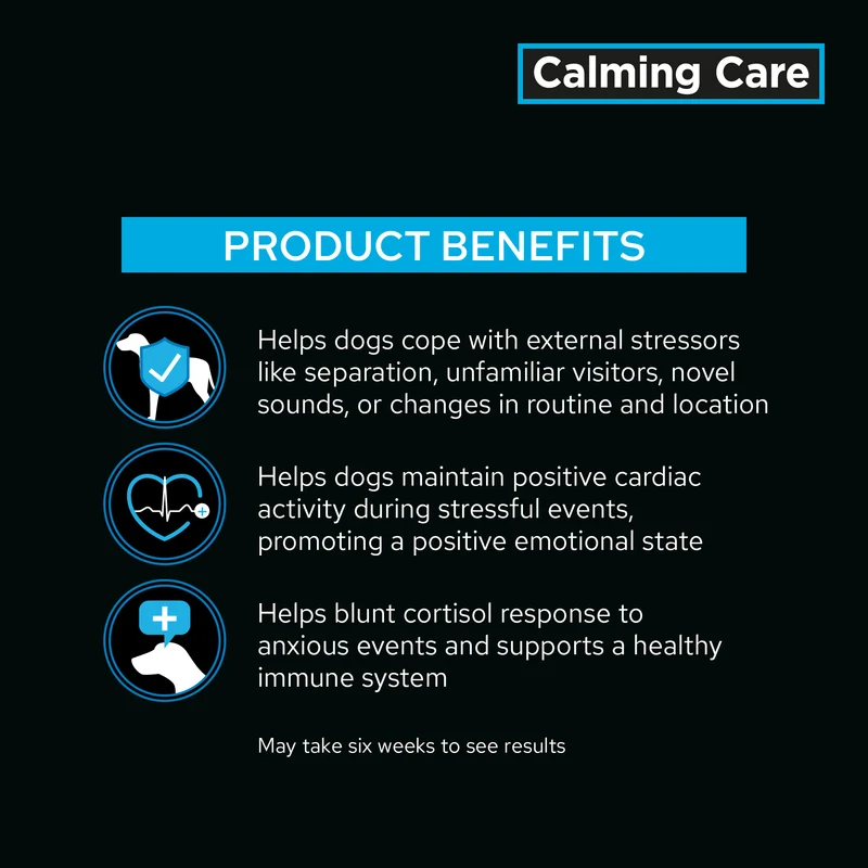 PURINA Pro Plan Veterinary Supplements Calming Care Dog Probiotic Anxiety Supplements 30X1G
