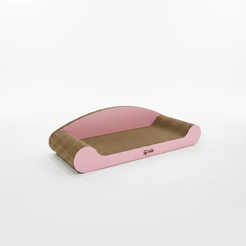 Thunder Paws Sofa Cat Scratcher 59x21.5x14cm - Pink