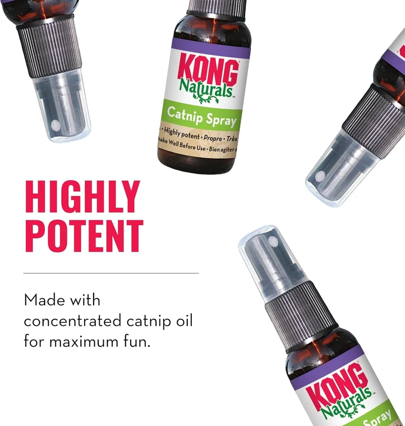 Kong Natural Catnip Spray 1Oz