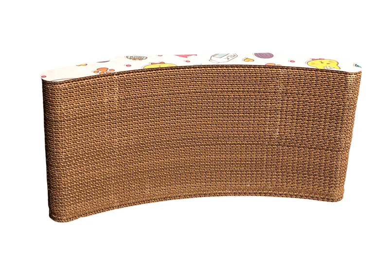 Thunder Paws Valley Cats Cat Scratcher 44x21x8cm - Brown