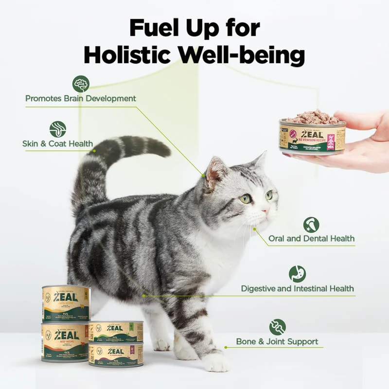 Zeal Grain Free Beef Recipe Wet Cat Food 90G