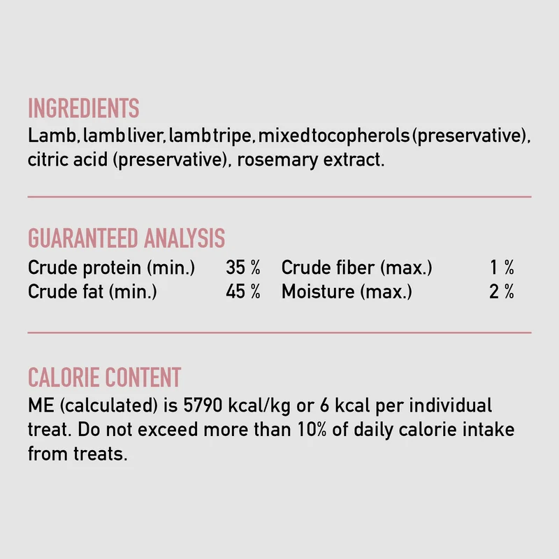 Orijen Lamb Recipe Freeze Dried Dog Treats 92g