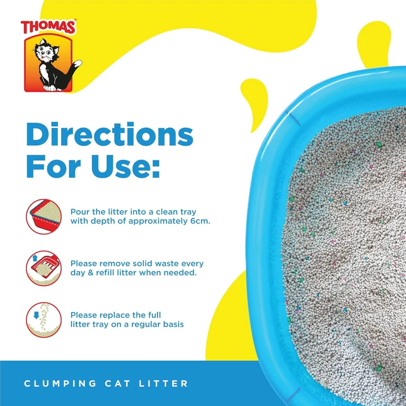 Thomas Natural Minerals Clumping Unscented Cat Litter