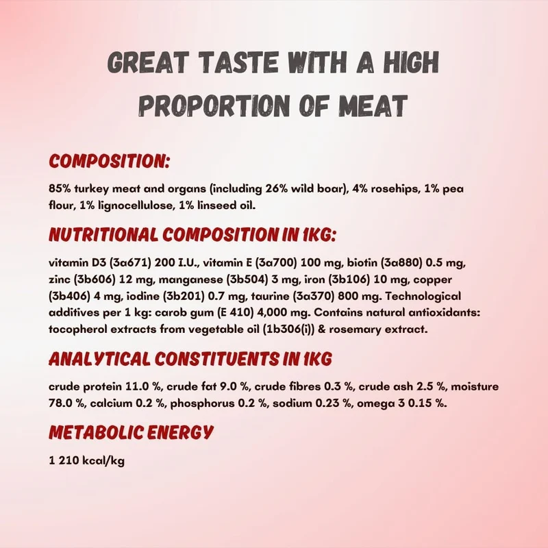 Carnilove Wild Boar With Rosehip Adult Dog Wet Food 300g