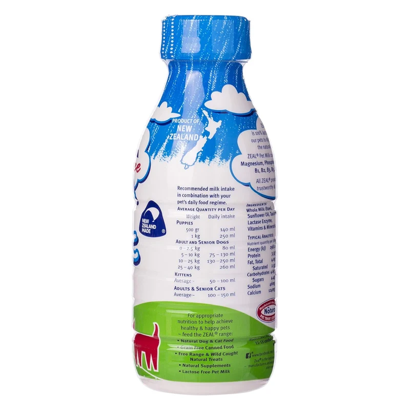 Zeal Pet Food Pet Milk Lactose Free Dog & Cat Treats
